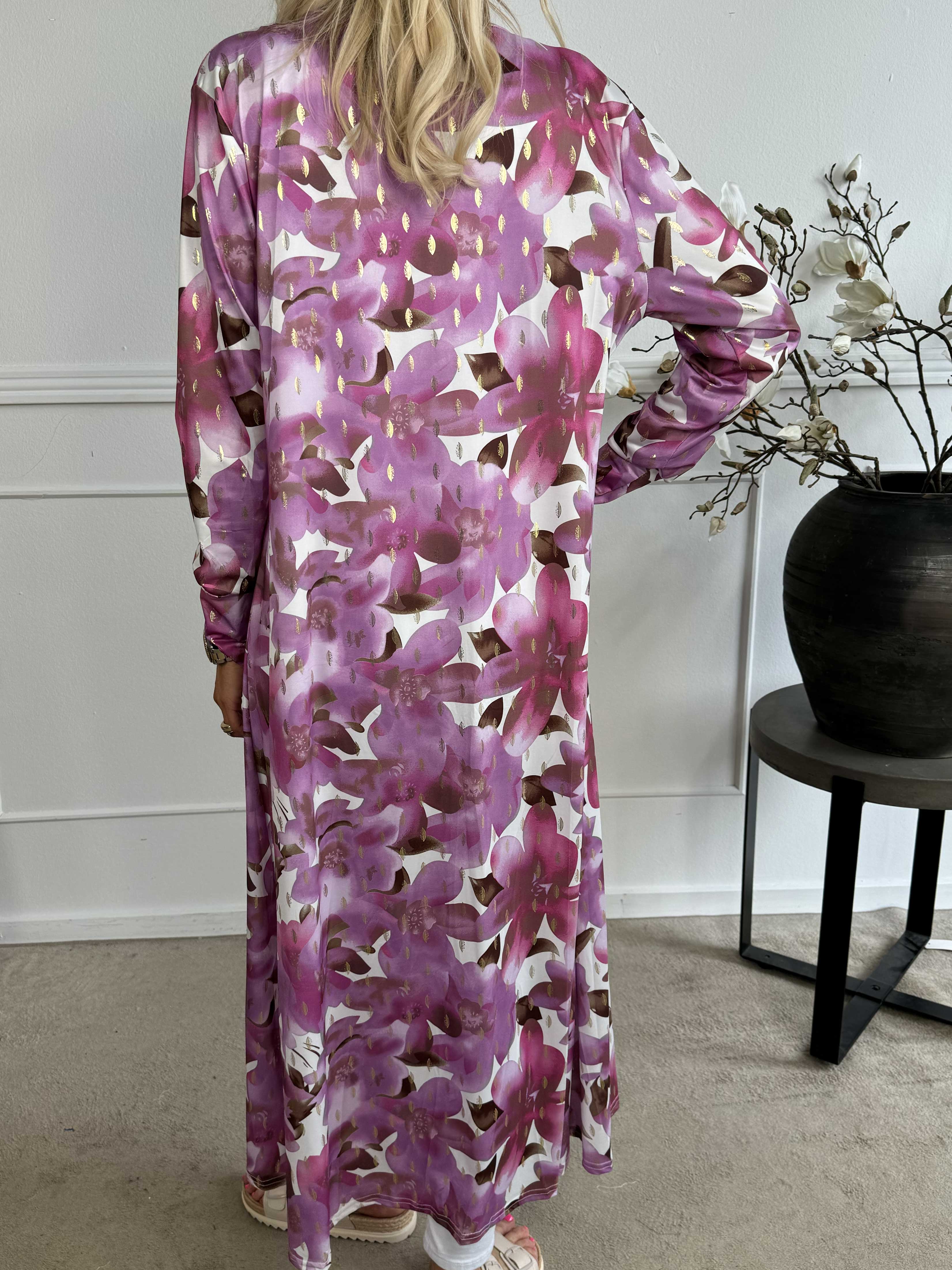 Mikkala Sweet Flower - Elastisk cardigan med print